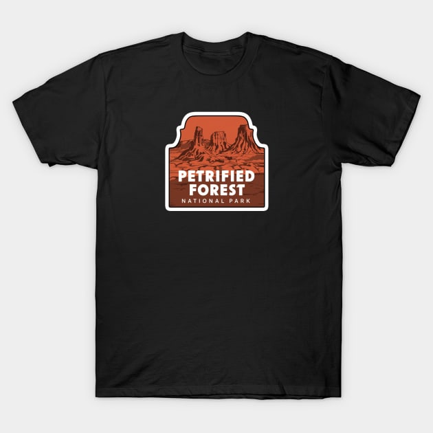 Petrified Forest National Park Landscape T-Shirt by Perspektiva